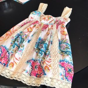 Anthropologie crocheted sundress
